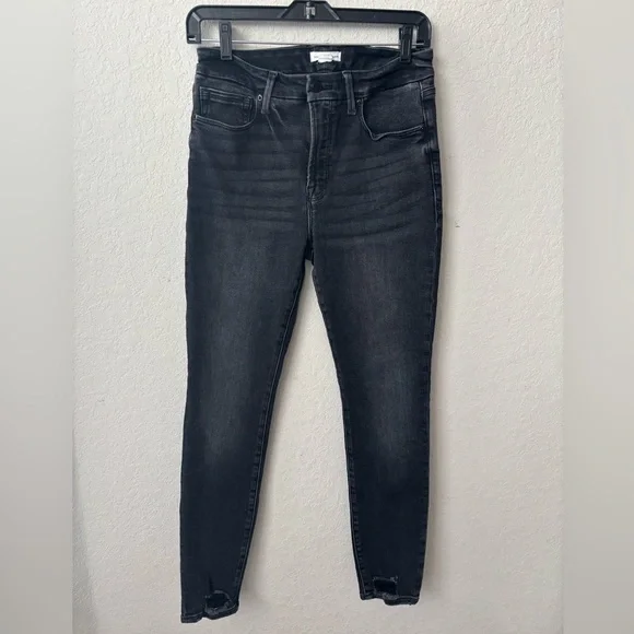Good American Good Legs Skinny Black/grey Jeans size 4/27 - Picture 3 of 6
